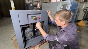 Блок управления MAM-890 винтового компрессора. Обзор настроек, демонстрация меню