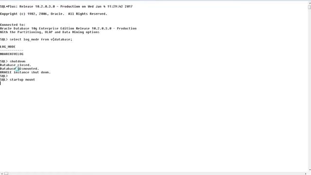Activar modo Archive en Oracle смотреть онлайн