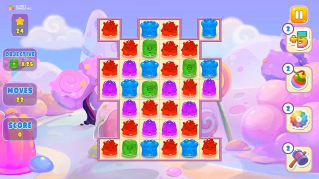Игра "Желейное Безумие 2" (Jelly Madness 2) - прохождение смотреть онлайн