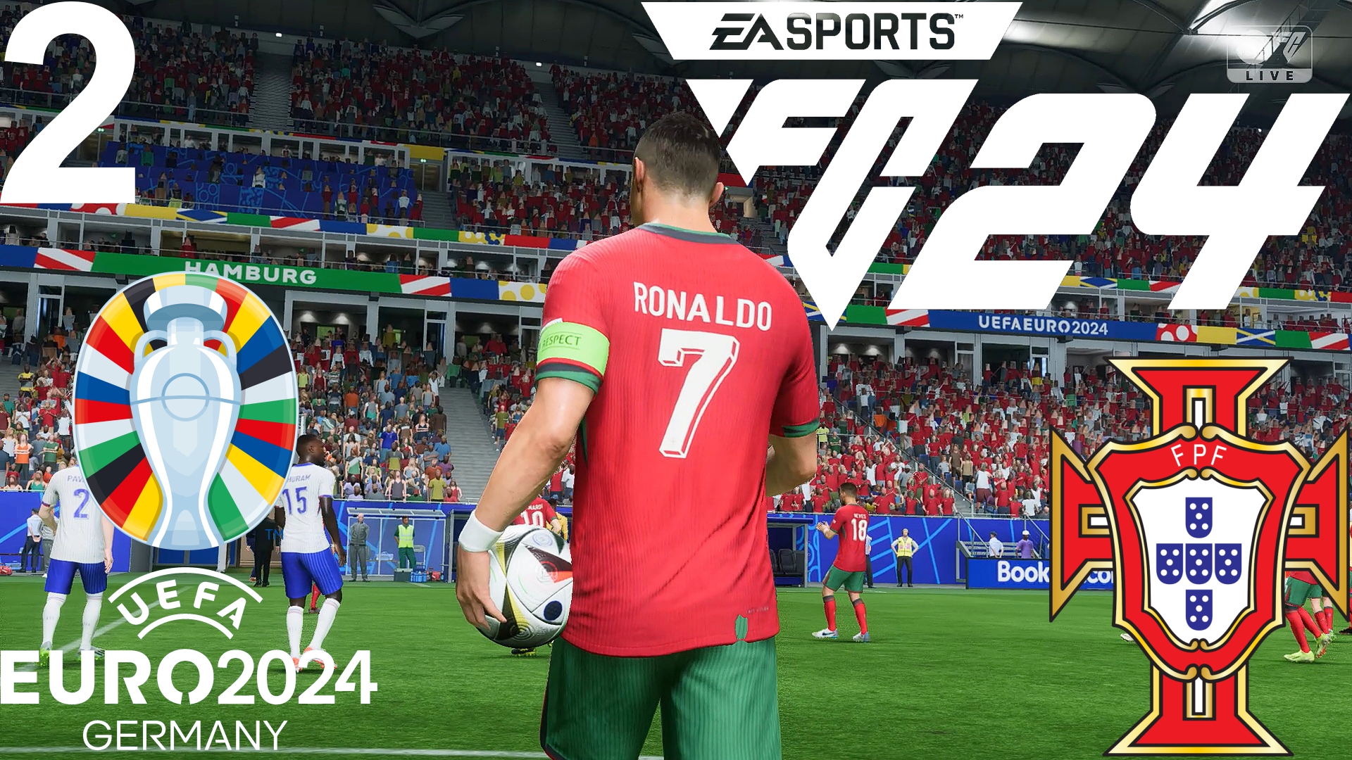 FC 24 КАРЬЕРА ЗА ПОРТУГАЛИЮ #2 - НЕУДЕРЖИМЫЙ РОНАЛДУ В ПЛЕЙ-ОФФ ЧЕМПИОНАТА ЕВРОПЫ!!!