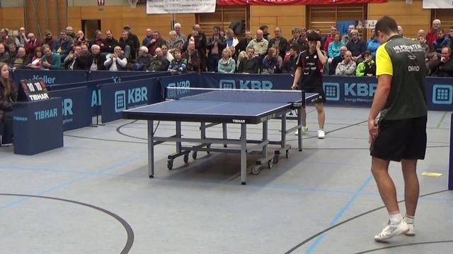 David vs Oikawa 1 TV Hilpoltstein vs Bad Koenigshofen 2 Liga Tischtennis 20160228 26 смотреть онлайн