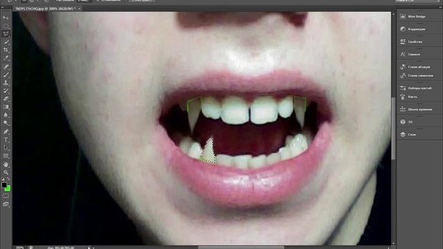 как сделать клыки? просто смотреть онлайн