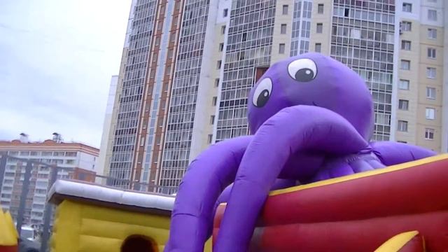 Саня на батуте (мкр. Солнечный-Томск) лето 2015 года смотреть онлайн