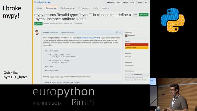 Andreas Dewes - Type Annotations in Python 3: Whats, whys & wows! смотреть онлайн