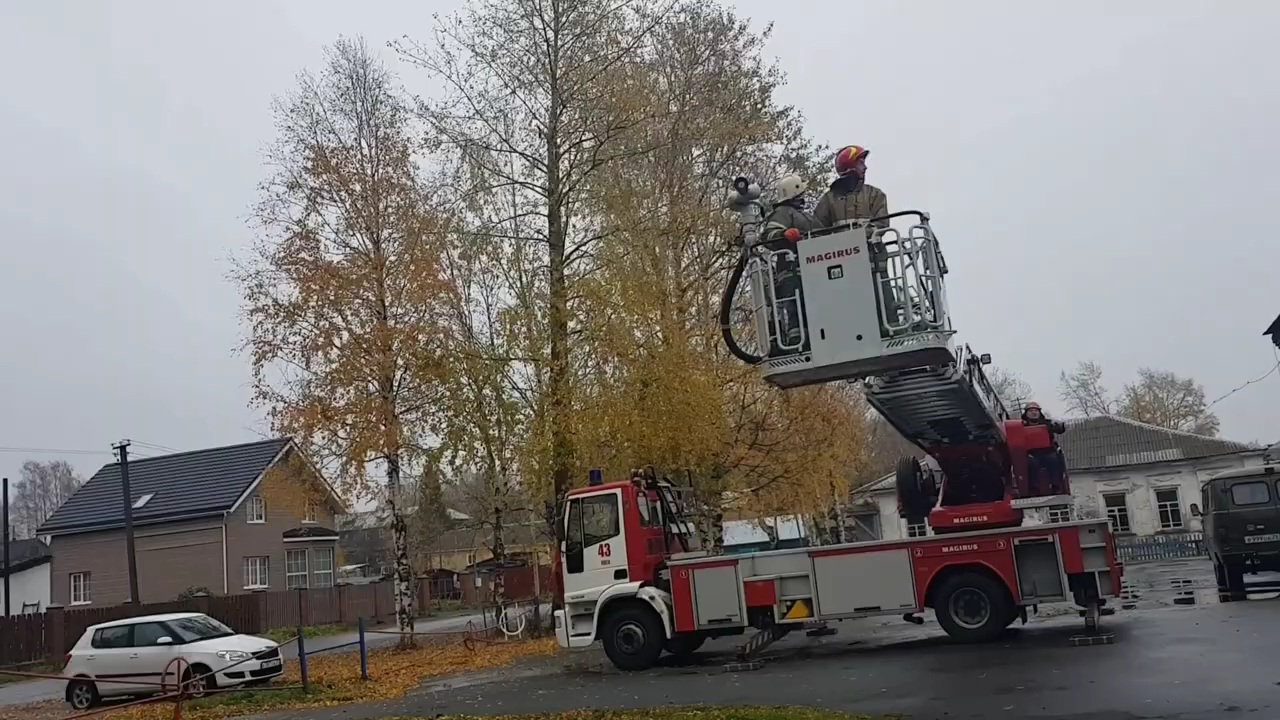 ПОЖАРНАЯ ТЕХНИКА// АВТОЛЕСТНИЦА IVECО MAGIRUS смотреть онлайн