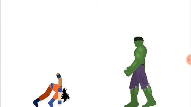goku vs hulk animation "stick nodes" смотреть онлайн