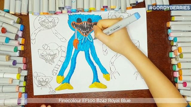 Huggy Wuggy & Rainbow Huggies I How to draw смотреть онлайн