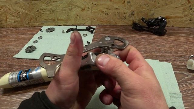 Обслуживание заднего переключателя Shimano STX. смотреть онлайн