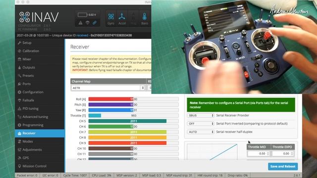FrSKY Tandem X20 EthOS INAV Setup