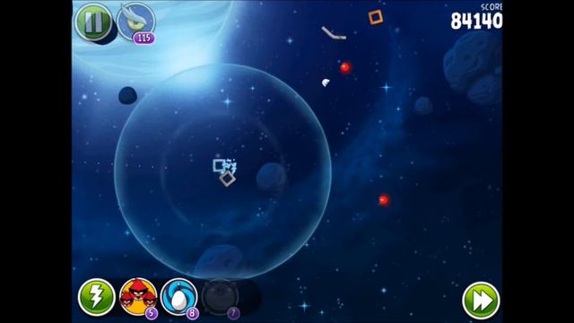 Angry Birds Space 8-10 Beak Impact 3 Star смотреть онлайн