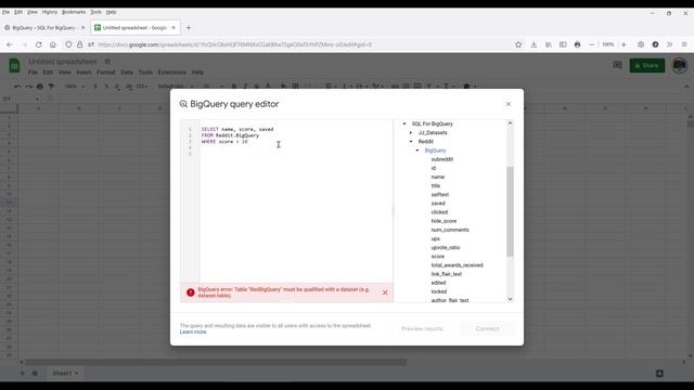 How To Link Google BigQuery Tables In Google Sheets | Google BigQuery Tutorial смотреть онлайн