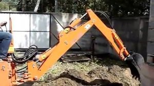 Экскаватор навесной для МТЗ 82. Модель LW 8E