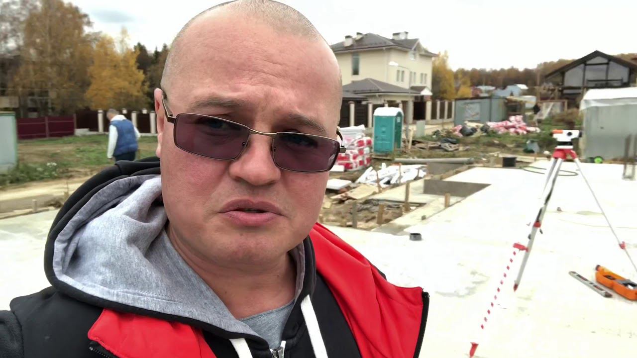 Фундамент. Монолитная плита.