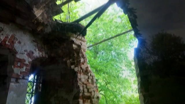 Село Монаково, Навашинский район, Нижегородская область. Заброшенная церковь, заброшенная школа смотреть онлайн