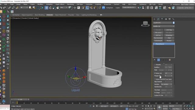 Water Simulation Phoenix FD | 3Ds Max смотреть онлайн