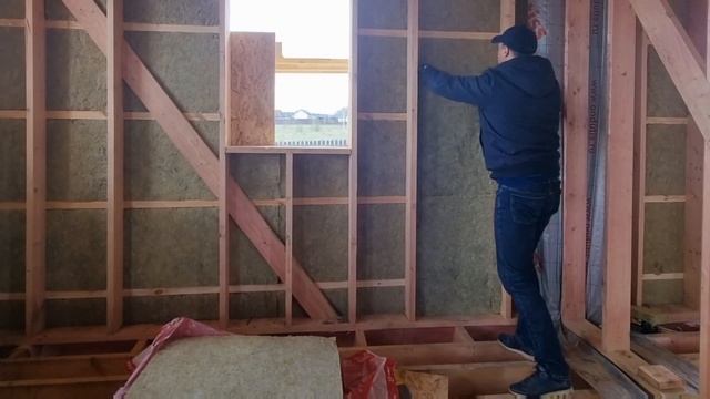 Утепление каркасного дома своими руками смотреть онлайн