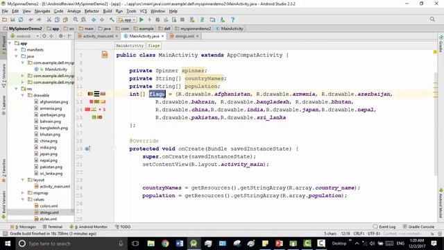 Android Bangla Tutorial 4.15 : Spinner with OnItemSelected Listener (part-1) смотреть онлайн