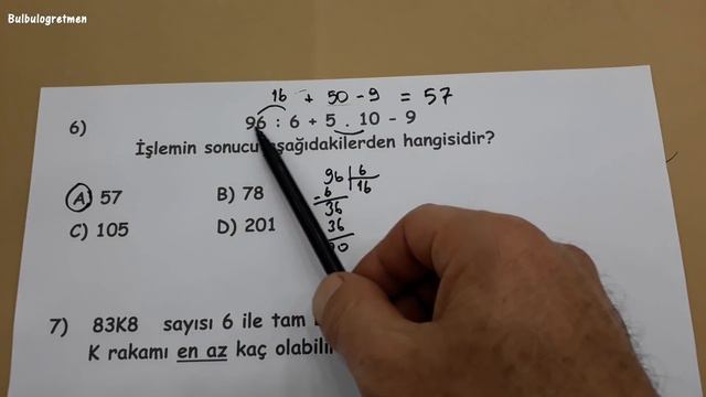 6.sınıf Matematik 1.dönem 1.yazılı @Bulbulogretmen  #matematik #6sınıf
