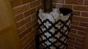 Банная печь Арабеска в деле! Очень мягкий и приятный парок!