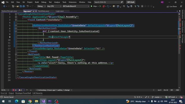 Part-7|Redirect To Login In Blazor Application[.NET 7 Blazor WASM JWT Auth] смотреть онлайн