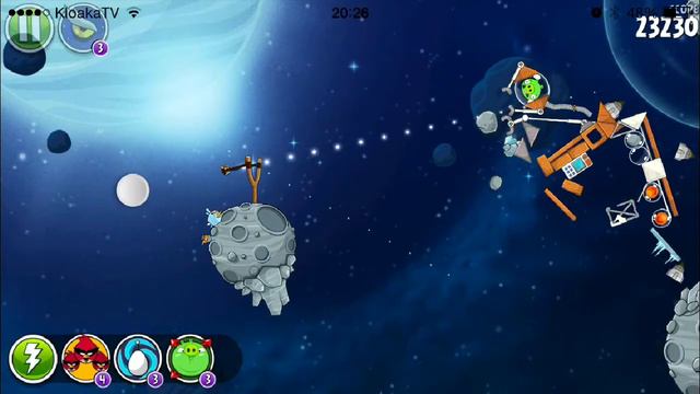 Angry Birds Space 8-6 Beak Impact Walkthrough (3 Stars) смотреть онлайн