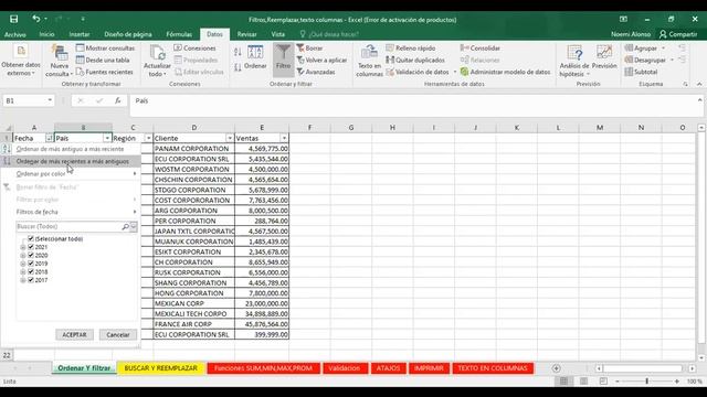SEMANA 2 DIPLOMADO EXCEL 32 ENERO 2022 смотреть онлайн