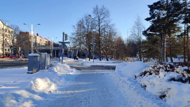 Finland walks: Munkkivuori Winter Walk: Exploring Helsinki's Scenic Neighborhoods#travel смотреть онлайн