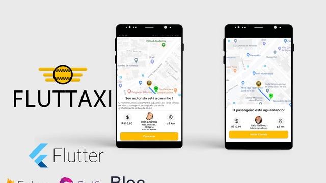 FREE FLUTTER FIREBASE -- UBBER --TAXI APP (PT) смотреть онлайн
