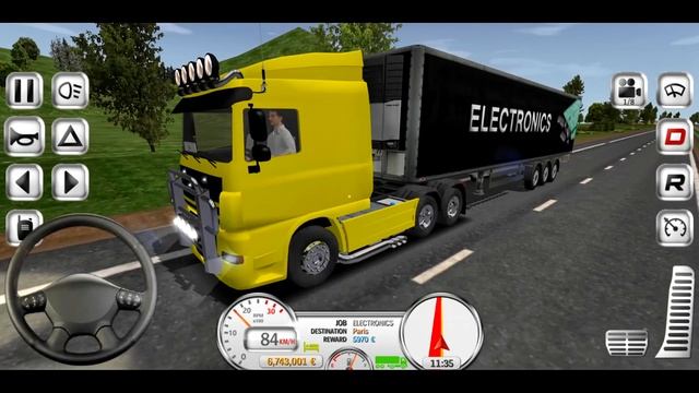 Euro Truck Evolution Simulator #12 Paris - Truck Games Android gameplay смотреть онлайн