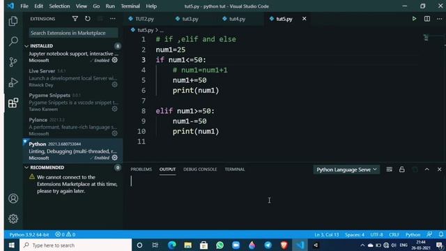 If,elif and else in python tut5 in hindi. смотреть онлайн