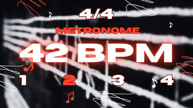 42 BPM - 4/4 Metronome смотреть онлайн