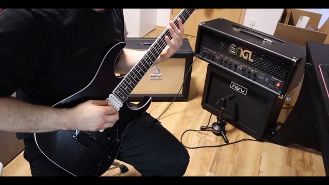 Hesu Wizard Demon Speaker 1x12 - Engl Fireball 100 High Gain Tone Check #guitar #metal