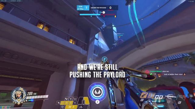 Mercy uses her BODY to win - Season 25 - Overwatch смотреть онлайн