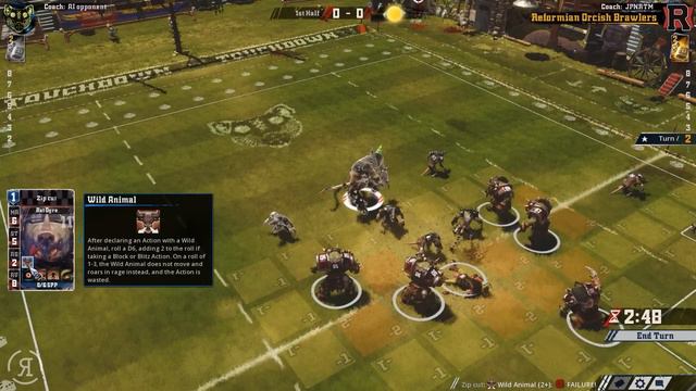 Blood Bowl 2 - Part 1 (Orc Team) смотреть онлайн