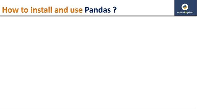 Introduction to Python pandas | video-1 смотреть онлайн