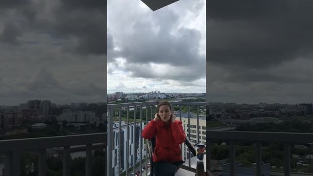 Европейский берег: вид на Тюмень с 19 этажа смотреть онлайн