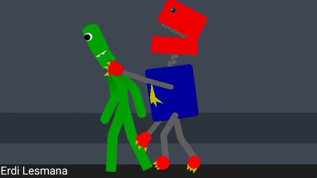 Green vs Boxy Boo (Rainbow Friends vs Project playtime) смотреть онлайн