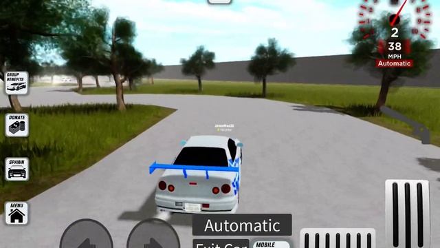 Nissan skyline r34 (Roblox drift paradise) смотреть онлайн