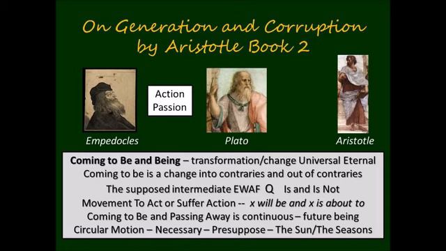 Aristotle: On Generation and Corruption Book 2 смотреть онлайн