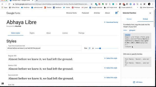 How to use and implement google fonts смотреть онлайн