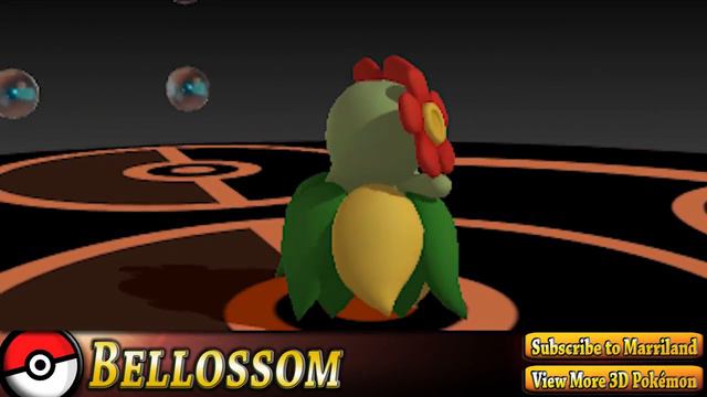 Pokemon #182: Bellossom (Pokedex 3D Pro) смотреть онлайн