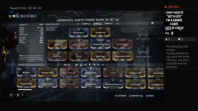Warframe Testing My saryn Gladiator melee build part 4 смотреть онлайн