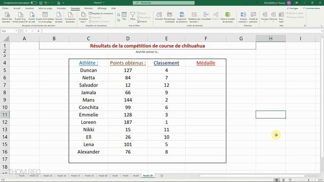 La fonction RANG avec EXCEL : établir un classement (tutoriel) смотреть онлайн