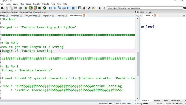 Python 3 Basics #1 | Exercise on print() | format() | len() | Padding in Python | смотреть онлайн