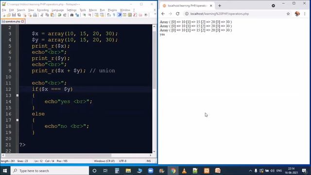 Php Operators | String Operators | Array Operators | Conditional Assignment Operators | in Hindi смотреть онлайн