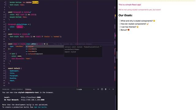 An Intro to Styled Components 9 - Form смотреть онлайн