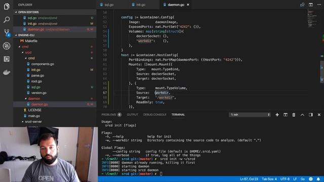 justforfunc live: hacking on a CLI with cobra, gRPC, and Docker смотреть онлайн