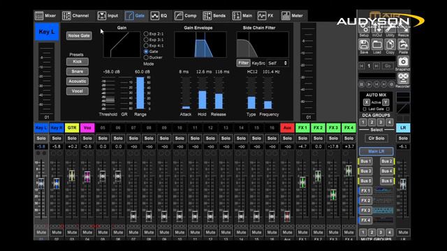 Introducción y demostración de las mezcladoras digitales MIDAS MR12 y MR18 смотреть онлайн