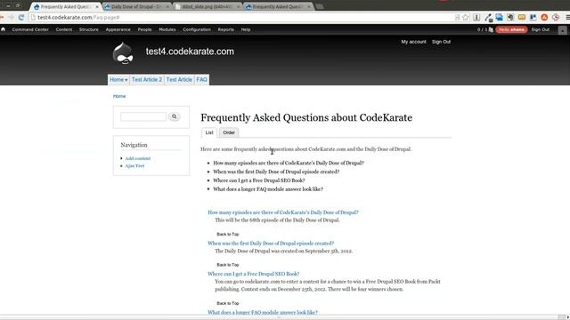 Drupal 7 Frequently Asked Questions (FAQ) module - Daily Dose of Drupal episode 68 смотреть онлайн