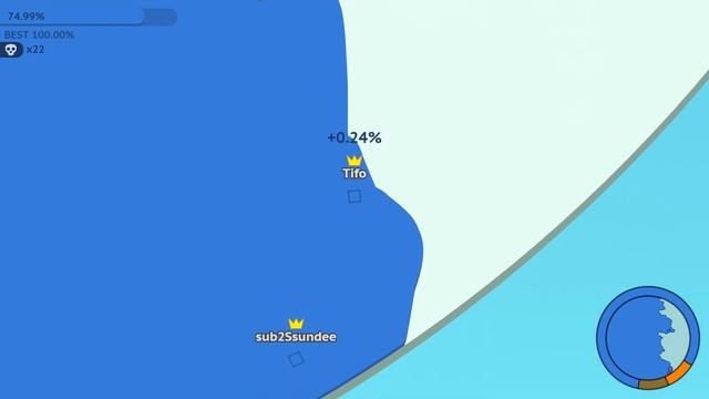 Paper.io 2 Map Control: 100.00% [Teams]